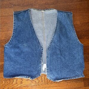 VTG Western Denim Vest | XL